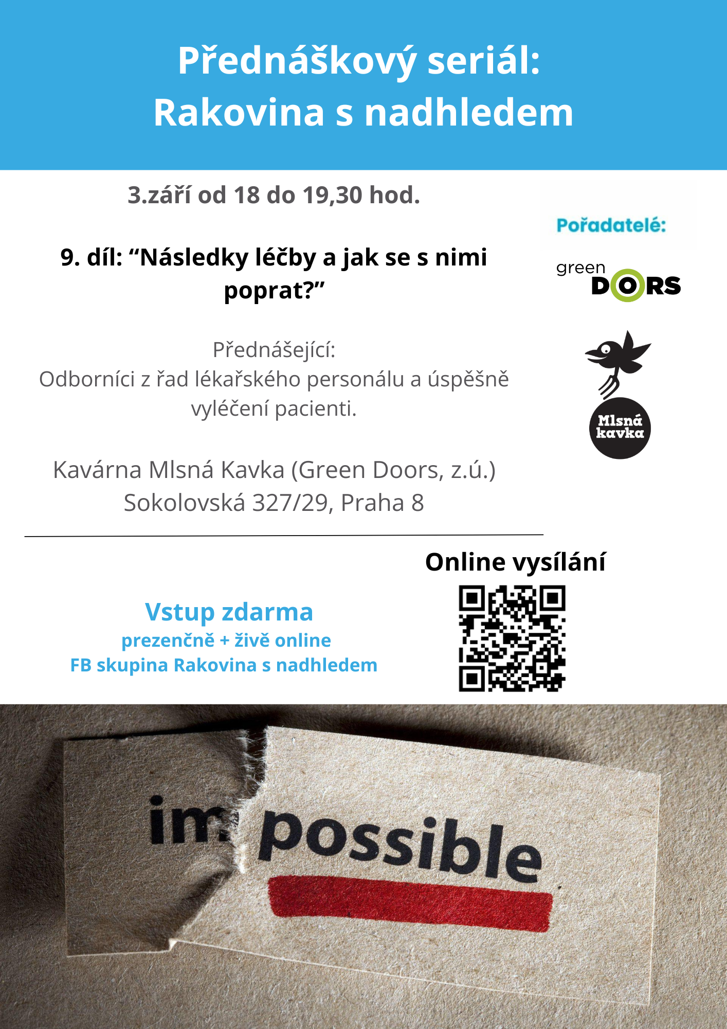 Přednáškový seriál: Rakovina s nadhledem